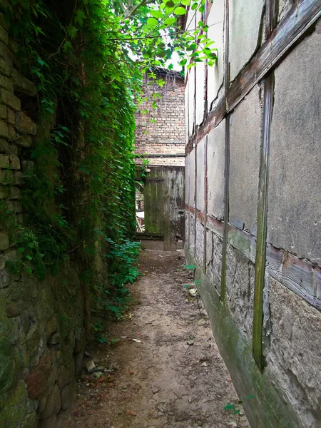 Narrow Alley Historic Old Town — Stock Photo, Image