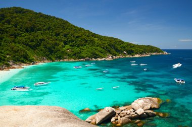Similan Adaları'ndaki Sunny beach