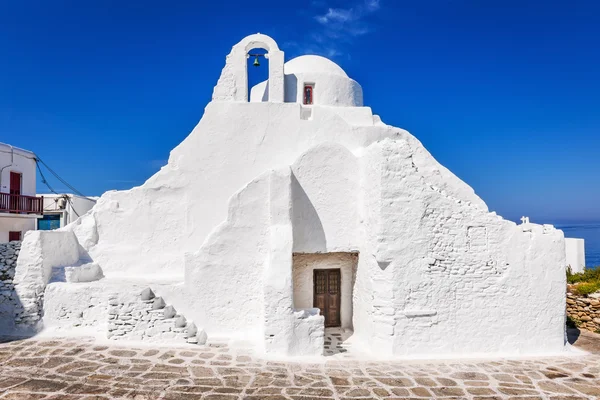 Panagia paraportiani kerk in mykonos — Stockfoto