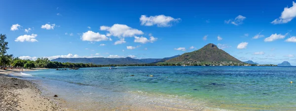 Baía de Tamarin vista da praia em Wolmar — Fotografia de Stock