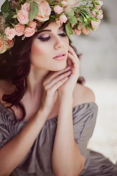 Portrait of the beautiful girl — Stock Photo, Image