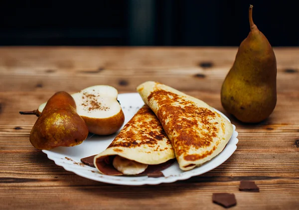 Crêpes à la poire — Photo