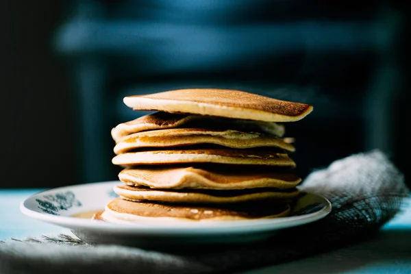 Panquecas fritas caseiras — Fotografia de Stock