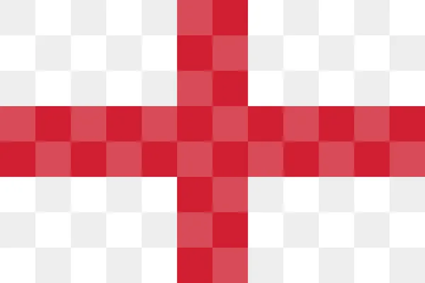 Engeland Vlag Vector Illustratie Plat Ontwerp — Stockvector