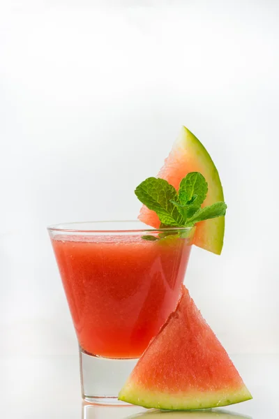 Gesunde frische Wassermelonen Smoothie Sommergetränke — Stockfoto