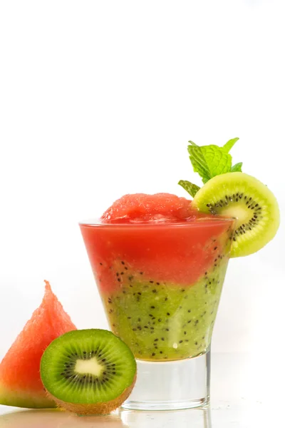 Summer smoothie watermelon and kiwi — Stock Photo, Image