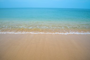 Doğa arka plan, temiz su tropikal plaj