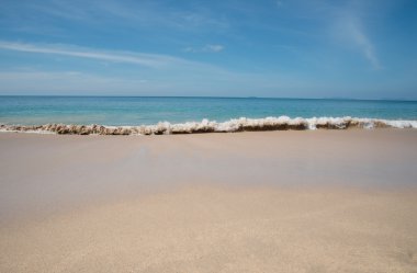 Doğa arka plan, temiz su tropikal plaj, Andaman Denizi, koh 