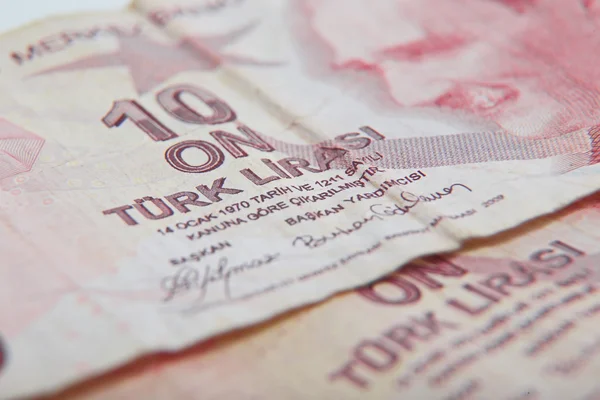 10 Türk Lirası banknot açık