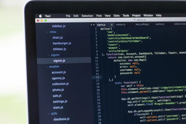 JavaScript kullanarak yazılım projesi