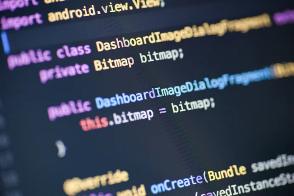 Android Java källkoden — Stockfoto