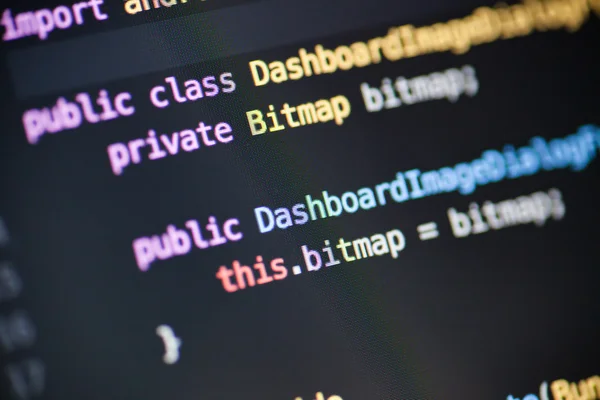 Java Android исходный код Стоковое Фото