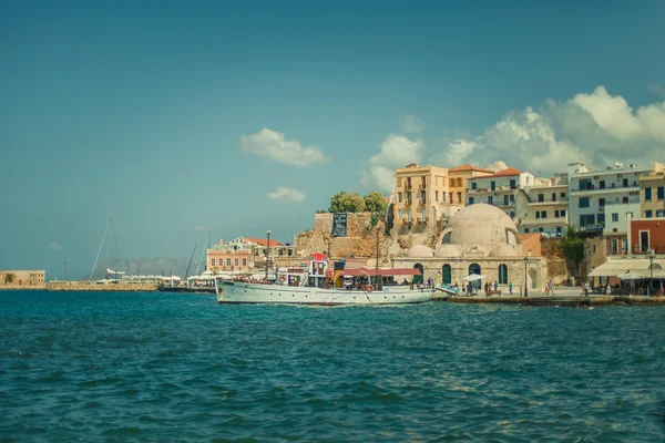 Chania eski liman — Stok fotoğraf