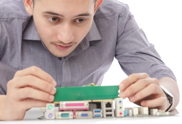 Spezialist Reparatur Computer — Stockfoto