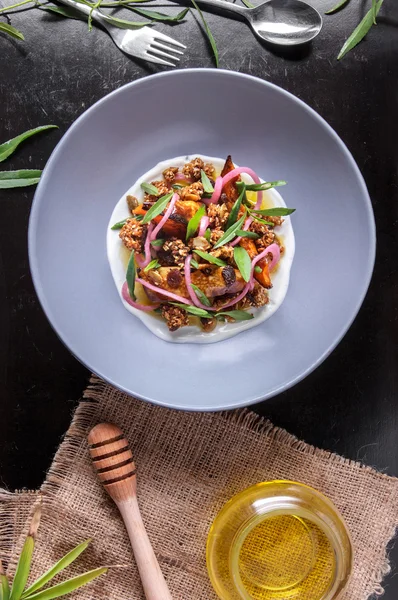 Salada de abóbora assada — Fotografia de Stock