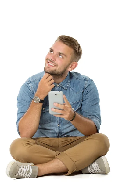 Young man thinking — Stock Photo, Image