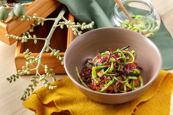 Polpette di pollo con zucchine — Foto Stock