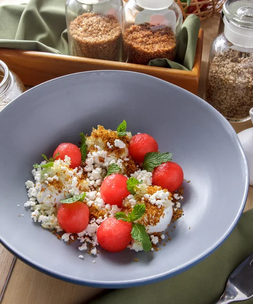 Ensalada de sandía de postre — Foto de Stock