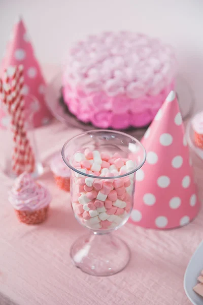 Canto doce de uma festa de aniversário — Fotografia de Stock