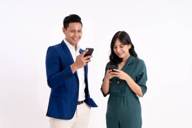 Mutlu bir iş ortağının portresi.