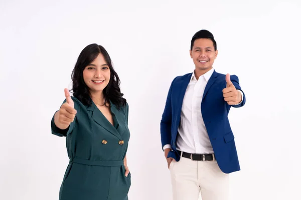 Retrato de parceiro de negócios feliz. — Fotografia de Stock