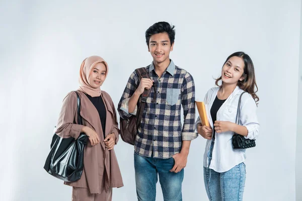 Portrait of Happy College Friends — Stock Photo, Image