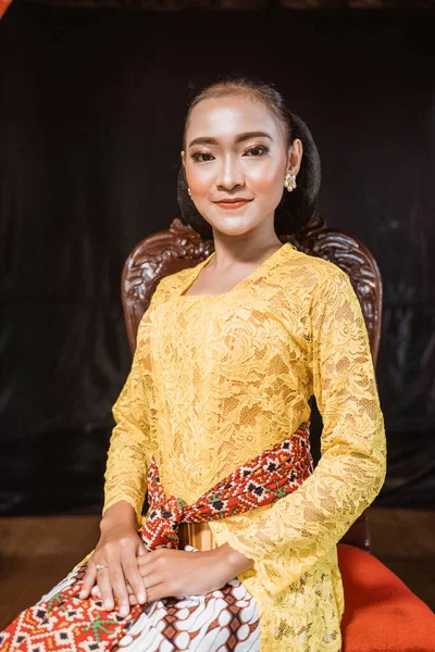 Portrait of young javanese woman — Stock Photo, Image