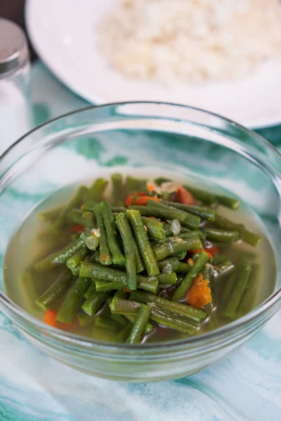 Sopa de frijoles largos indonesia —  Fotos de Stock