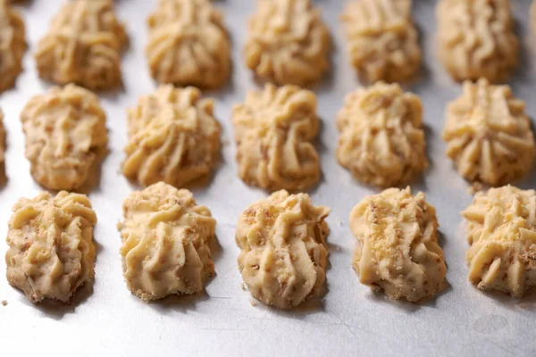 Semprit cake cookies. islamic cookies biscuit for eid mubarak — Stock Photo, Image