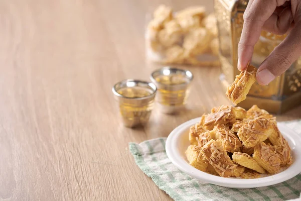 Las galletas de queso holandesas Kaasstengels — Foto de Stock