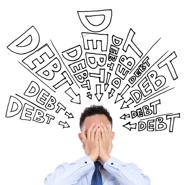 Onbetaalde schulden — Stockfoto