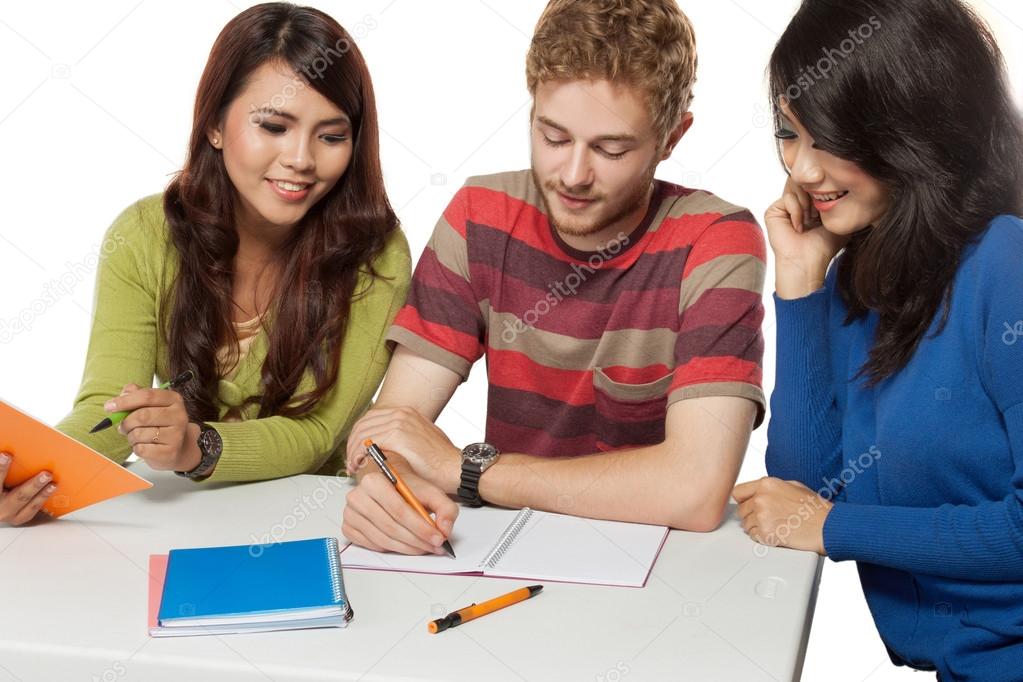 Studenten Jung Kostuem Doppelter