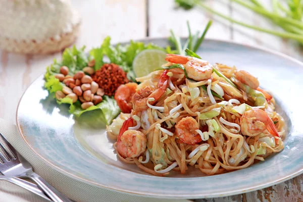 Seafood pad thai — Stok Foto