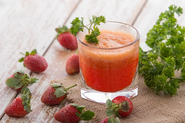 Ilky Strawberry Smoothie — Stock Photo, Image
