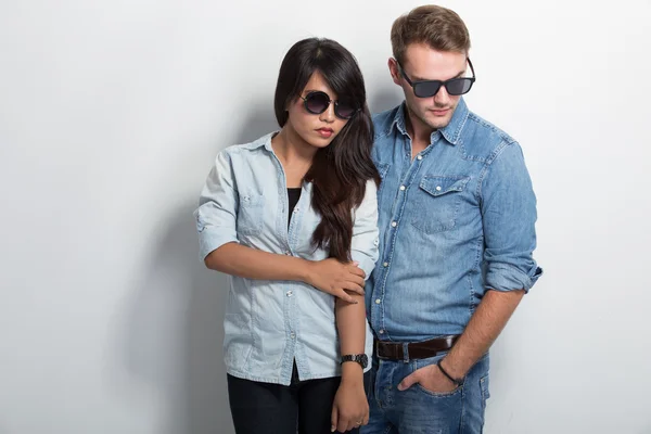 Young multicultural couple — Stock Photo, Image