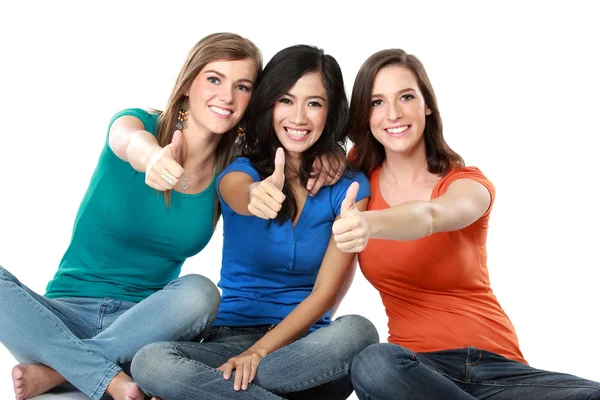 Group of happy girls — Stock Photo, Image