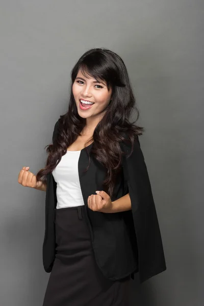 Young Asian businesswoman Smile — Stock Photo, Image