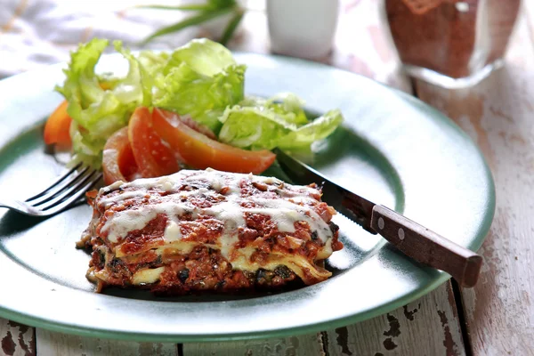 Ialian beef lasagna — Stok Foto