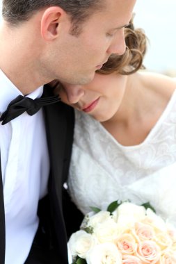 romantik yeni evli çift