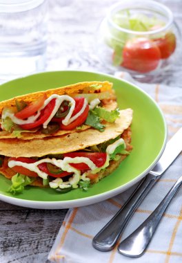 Meksika taco klasik kıyma