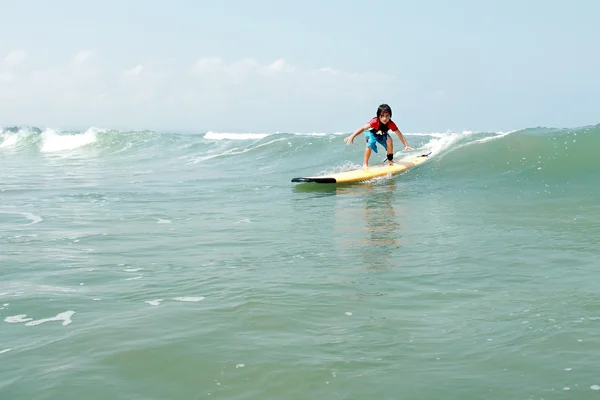 Young surfers enjoying his action — Stock Photo, Image