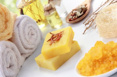 Önemli petrol ve mineral tuz, spa konsepti üzerine