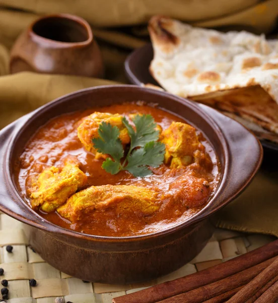 Curry de pollo indio — Foto de Stock