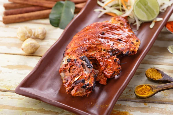 Indian tandoori pomfret — Stock Photo, Image