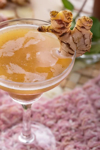 Indiase cocktail met gember — Stockfoto