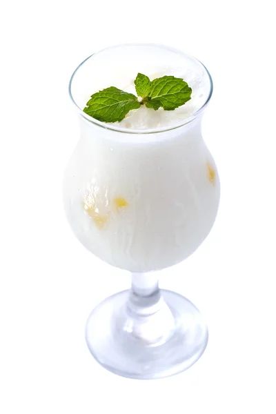 A glass of indian lassi — Stock Photo, Image