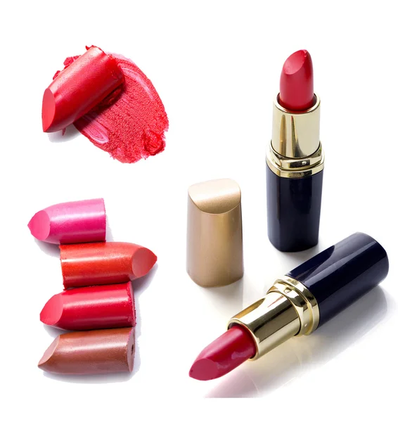 Lippenstift-Set Kosmetik — Stockfoto