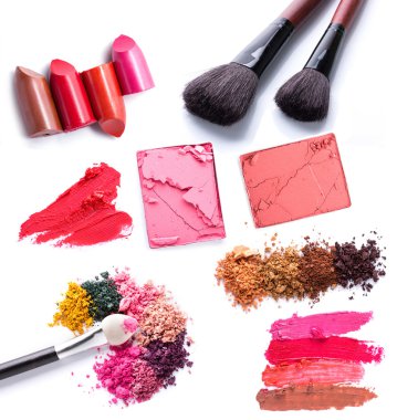 Fırça üzerinde allık