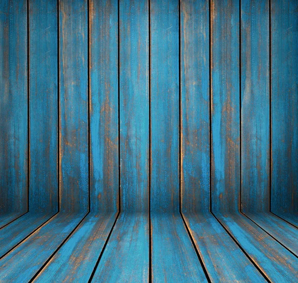 Textura de madera lavada azul. paneles antiguos de fondo — Foto de Stock