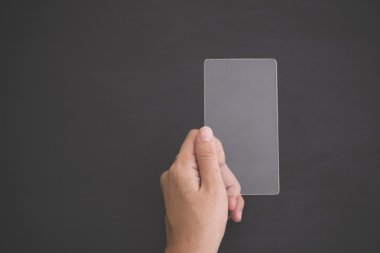 fütüristik şeffaf cep telefonu kadar sahte